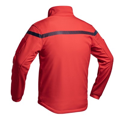 Veste Softshell SÉCU-ONE Sécurité Incendie rouge A10