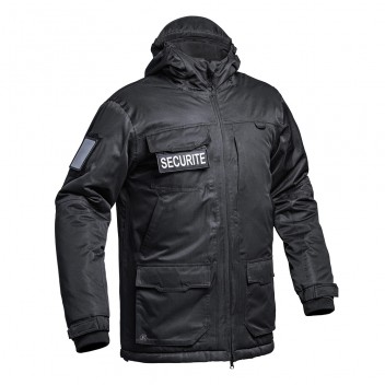 Parka Hardshell SÉCU-ONE WF 150 flap Sécurité noir A10