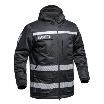 Parka Hardshell SÉCU-ONE WF 150 HV-TAPE Sécurité noir A10