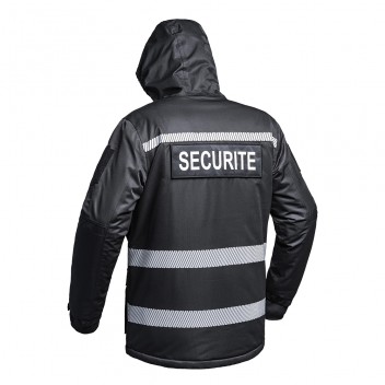 Parka Hardshell SÉCU-ONE WF 150 HV-TAPE Sécurité noir A10