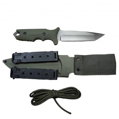 Couteau Tactique DELTA G10 Lame fix 12,5cm Olive