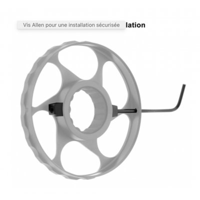 Roue d'indexation Parallax pour Lunette de tir UTG® BUG BUSTER®