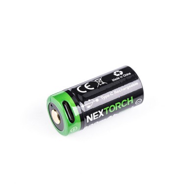 Batterie Rechargeable 16340 USB CR123A 800 mAh 3.6V