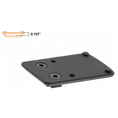 Support UTG RMR Super Slim pour queue d'aronde de vue arrière Glock