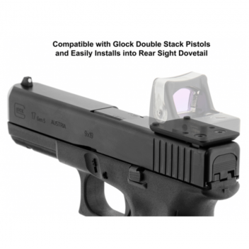 Support UTG RMR Super Slim pour queue d'aronde de vue arrière Glock