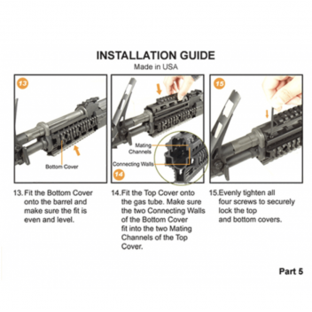 Garde-main à quatre rails UTG PRO Yugo M70 AK