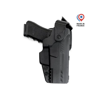 Holster Étui rétention basculant Glock 17/19 Noir - GK Pro