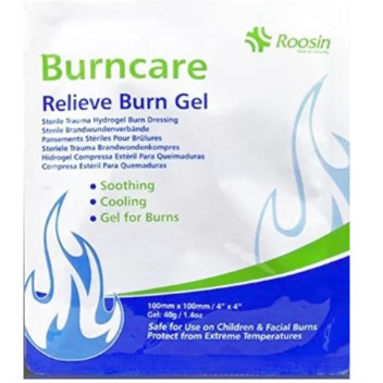 Compresse hydrogel Brûlure Burncare 10x10cm