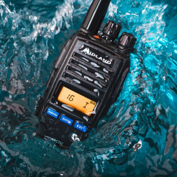 Radio ARCTIC UHF/VHF Marine 5W IP67 Noir Midland