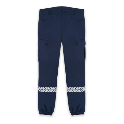 Pantalon sécurité privée marine avec bandes HV GK SAFETEK