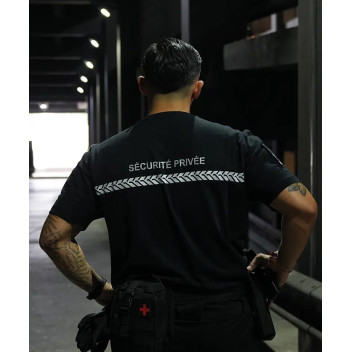 T-Shirt sécurité privée Noir – GK SAFETEK