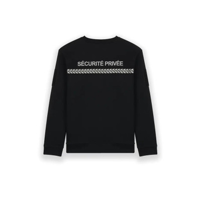 Sweat sécurité privée Noir GK SAFETEK