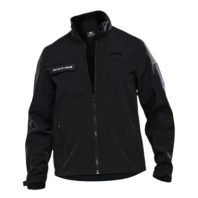 Softshell sécurité privée Noir – GK SAFETEK