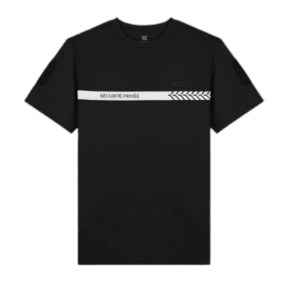 T-Shirt sécurité privée Noir – GK SAFETEK