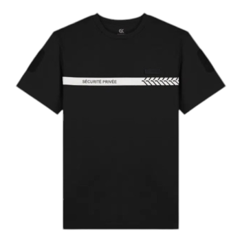 T-Shirt sécurité privée Noir – GK SAFETEK