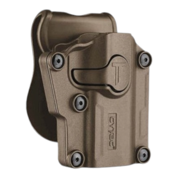 Holster OWB Polymère Mega-Fit universel réglable Coyote*