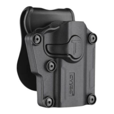 Holster OWB Polymère Mega-Fit universel réglable Noir*