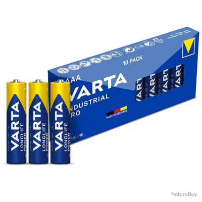 Pile Alkaline Industrial Pro X 10 - LR03 - VARTA