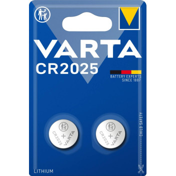 Piles Lithium X 2 CR2025 3V - VARTA