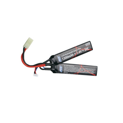 BATTERIE LI-PO 7.4V 1300MAH 2 STICKS ASG