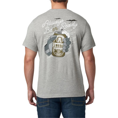 T-shirt Always Beer Ready Gris 5.11 Tactical