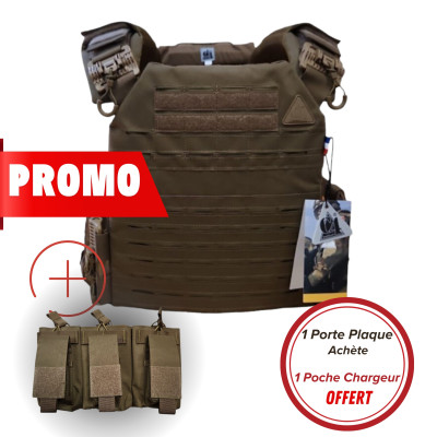 Porte Plaque DELTA MKII C4 Tactical COYOTE BROWN