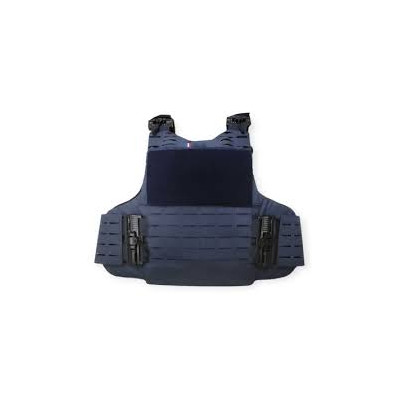 Gilet Parre Balles Quick Release laser cut IIIA Full Tactical PM Bleu Marin LPSA