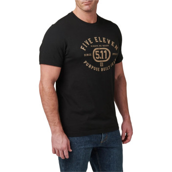 T-shirt Purpose Crest V2 5.11 Tactical 019 NOIR