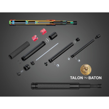 BATON DE DEFENSE TALON 40 HRT CERAKOTE BOUTON