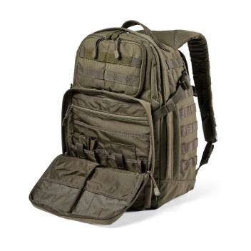 Sac à dos Rush 24 2.0 5.11Tactical 186 RANGER GREEN ADAROM ouvert